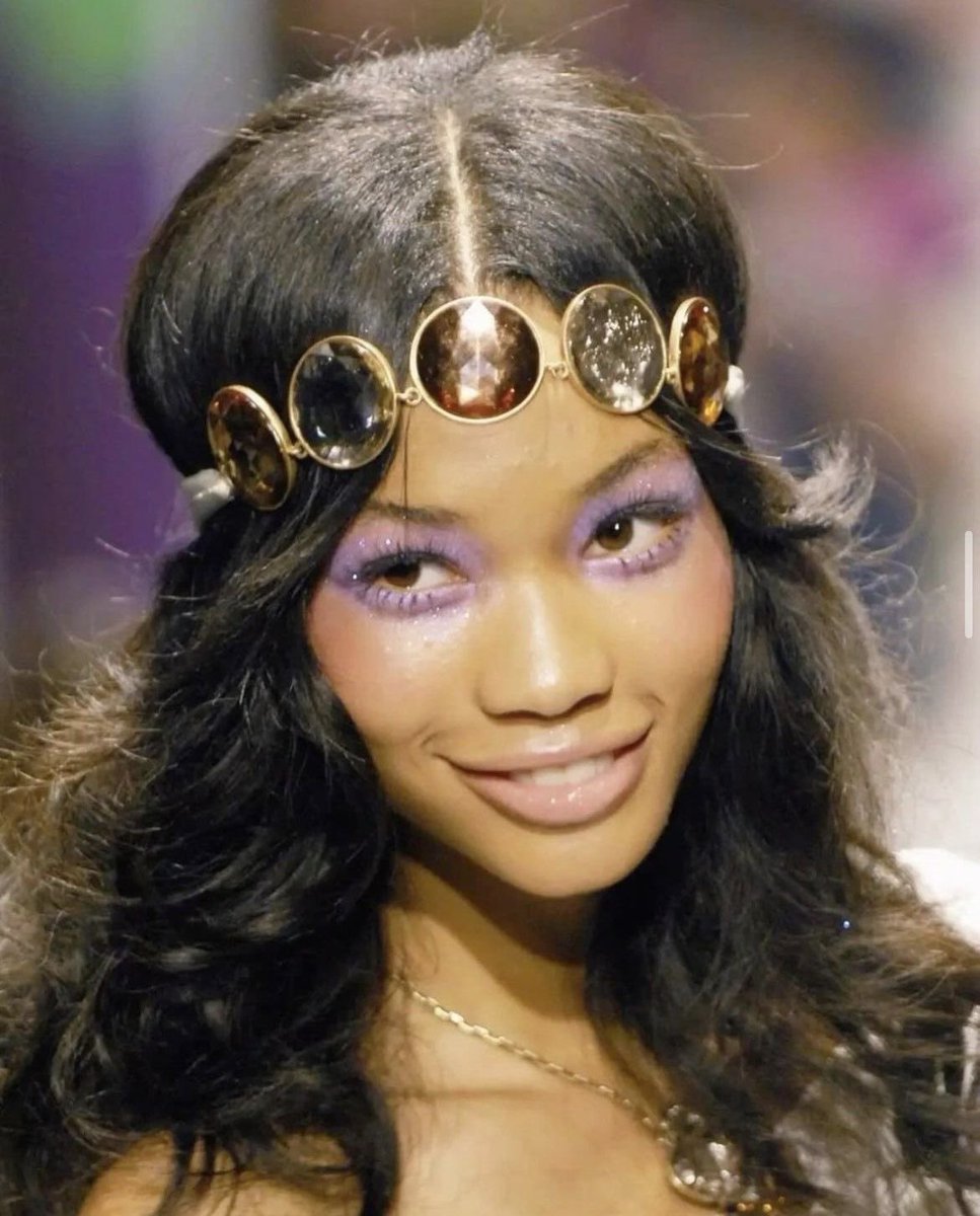 gopissgurrl's tweet image. Chanel Iman for the Swarovski Fall/Winter 2008 fashion show