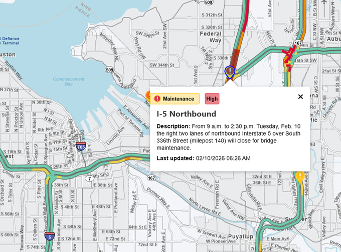 [I-5] メンテナンス警報