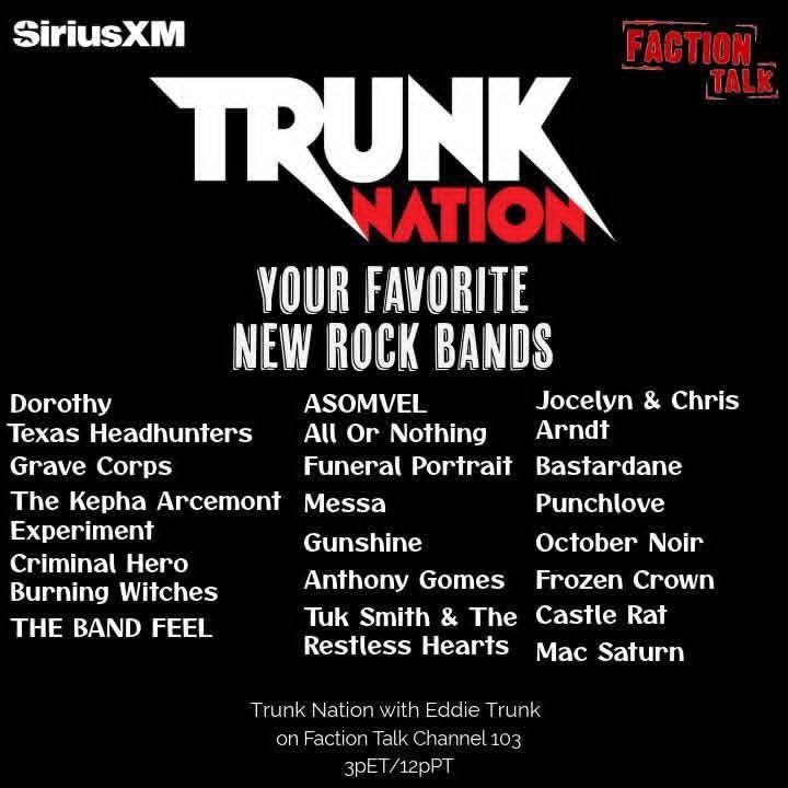anthonygomes's tweet photo. Many thanks to @EddieTrunk for sharing new music with his listeners! https://t.co/hakHoHCYVm