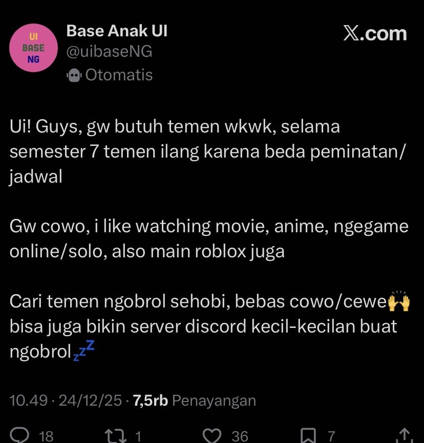 Base Anak UI tweet media
