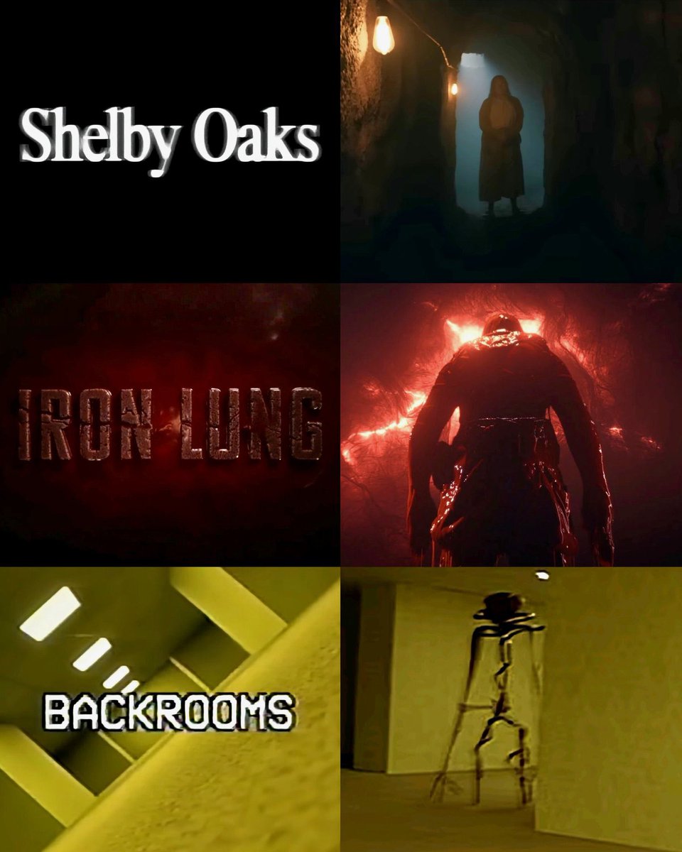 Tremendo el terror “salido de YouTube”! #ShelbyOaks exito ✅ #IronLung 🩸 está acumulando taquilla y pronto tendremos #TheBackRooms 🕰️
