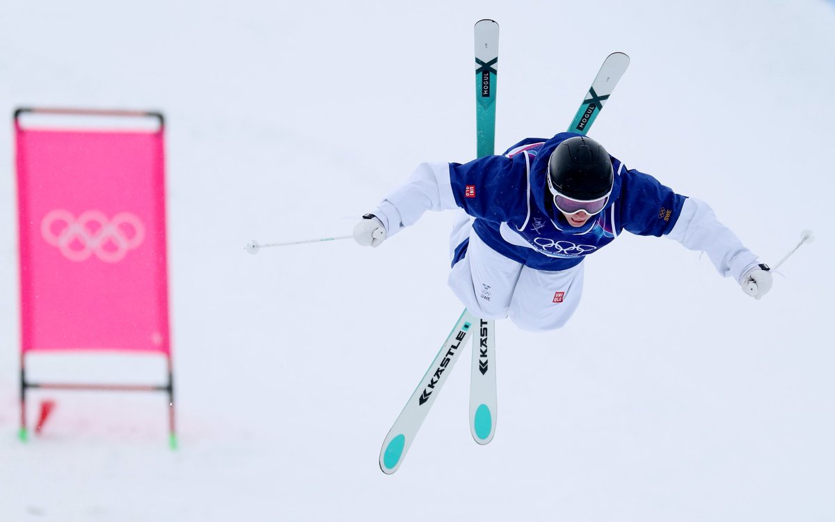 beckytaylorgill's tweet image. Elis Lundholm just made history as the first ever out trans athlete to compete at the Winter Olympics 🏳️‍⚧️⛷️
