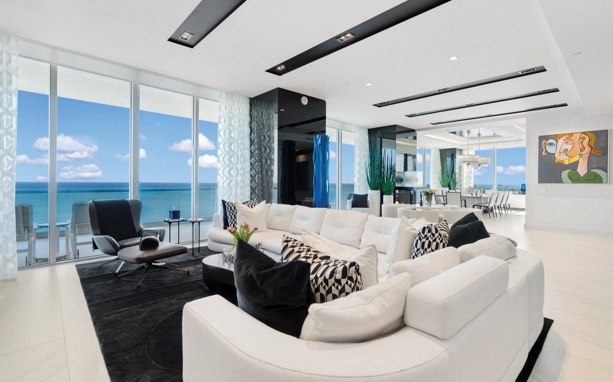This Sunny Isles Beach residence at 18501 Collins Avenue captures the rhythm of oceanfront living with panoramic views, refined interiors, and resort level amenities just moments from Miami and Bal Harbour. Designed for effortless days above the shoreline, it’s a turnkey escape