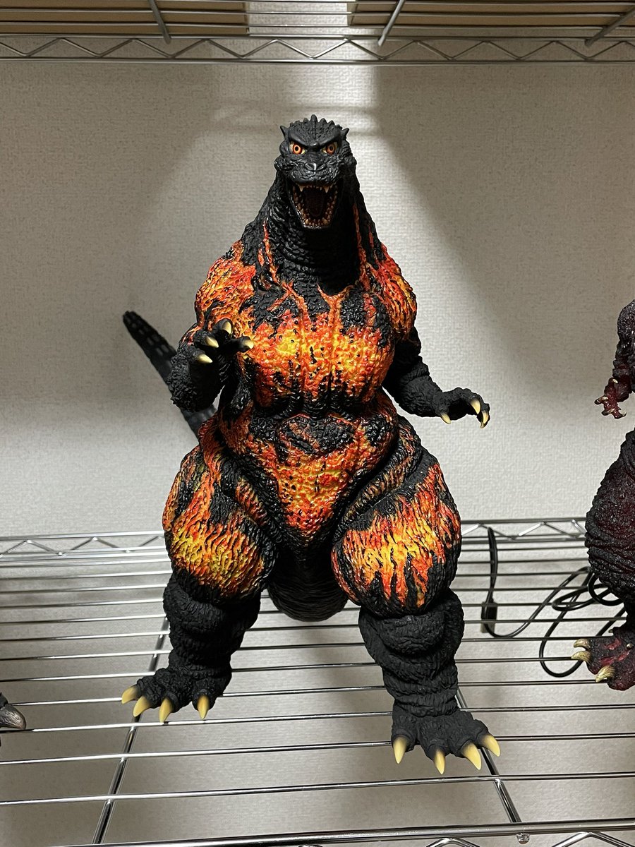 東宝30cmシリーズ ゴジラ1995香港上陸 我が家のは色々と賛否両論な通常