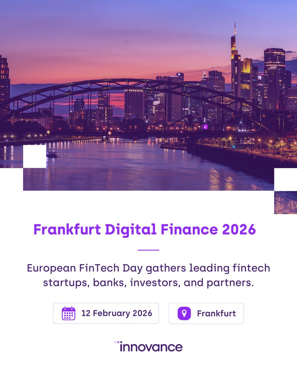 We’re excited to join <a href="/fdfconference/">Frankfurt Digital Finance</a>📅📍

We’ll be connecting across the European fintech ecosystem, meeting leading startups, banks, VCs, and innovation partners at FDF’s European Fintech Day. 🤝

#Innovance #InnovationInAdvance #EuropeanFintechDay #Fintech #Innovation #FDF2026