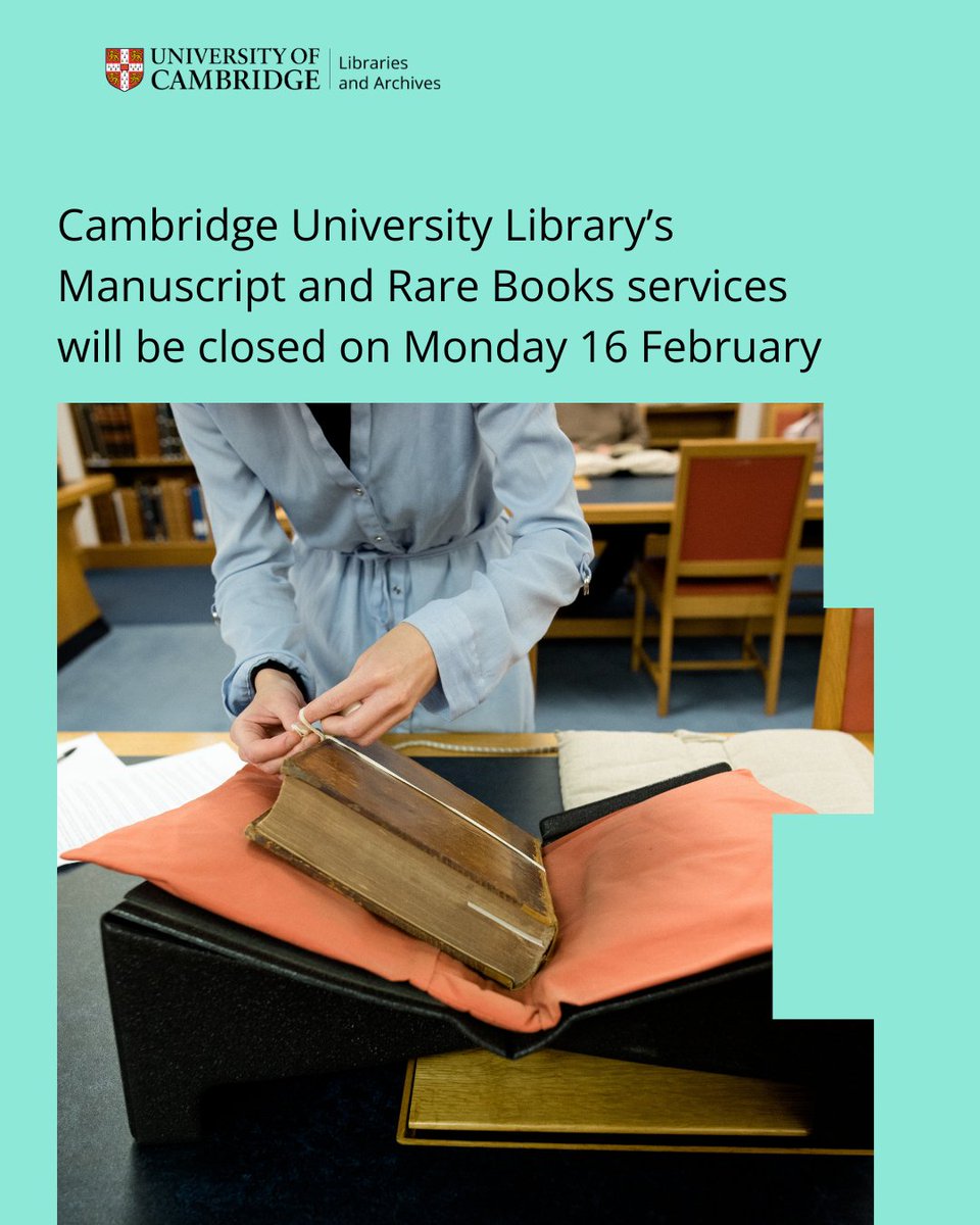 Cambridge University Library tweet media