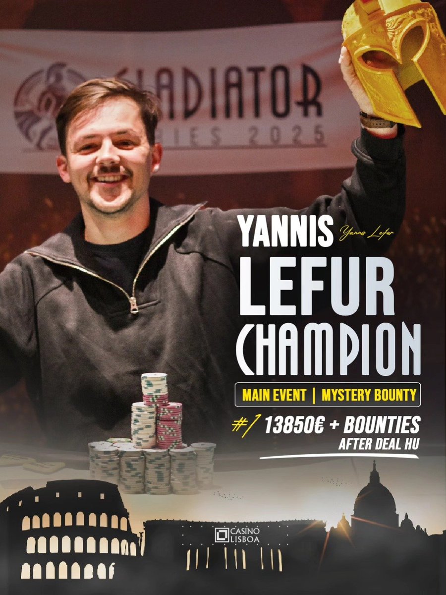 Gladiator Poker Series tweet media