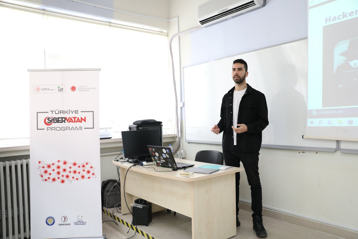 KaracadagKA's tweet photo. Sanayi ve Teknoloji Bakanlığı koordinasyonunda yürütülen Türkiye Siber Vatan Programı kapsamında ön elemeden başarıyla geçen öğrencilere yönelik Ajansımızın Dicle Üniversitesi iş birliğiyle düzenlediği yüz yüze eğitimler başladı.

Gençler yoğun teknik eğitimler, gerçek senaryolar ve bire-bir uygulamalarla yeteneklerini geliştiriyor.

@TCSanayi 
@SavunmaSanayii
@KalkinmaAjansGM 
@siberkume 
@dicleuni1973 

#sibervatan
#Diyarbakır