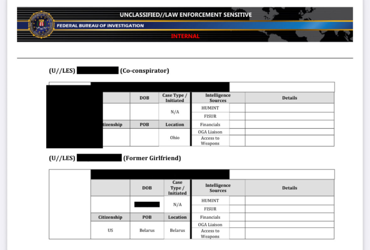 RepThomasMassie's tweet image. Those screeching “name names on the floor of the House now” have lost the plot. We passed a bill and it’s the DOJ’s job to show the files. Yesterday, Ro &amp;amp; I pressured DOJ to unredact several people who the FBI labeled as coconspirators in 2019. Here’s before-and-after yesterday.