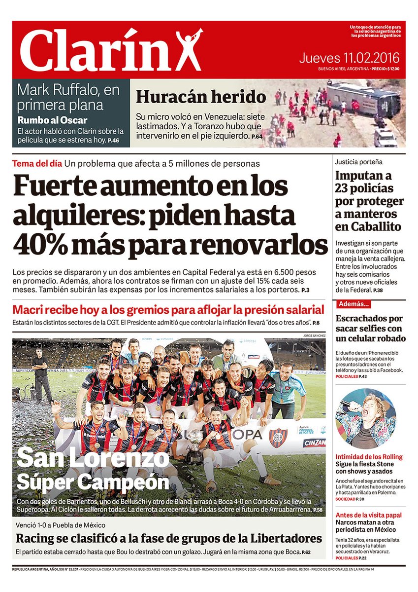 PCioccale's tweet photo. El 10/2/2016 hace 10 años @SanLorenzo goleó por 4-0 a @BocaJrsOficial y obtuvo la #SupercopaArgentina. En el estadio #Kempes de #Cordoba, los goles del #Ciclón fueron marcados por #Belluschi, Barrientos -2- y #Blandi.
@MundoAzulgrana @info_boedo @BoedoAzulgrana @SoyDeBoedo_Ok https://t.co/4TEN8hsS70