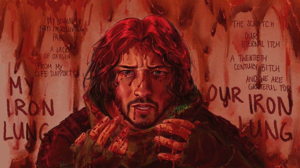 soykyu_'s tweet image. Im gonna go for the record of most #ironlung fanarts made or die trying