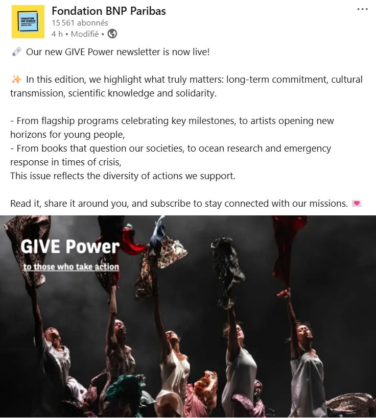 Fondation BNP Paribas tweet media