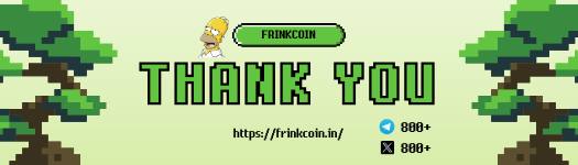🚀 Frinkcoin has officially crossed 800+ members on both Telegram &amp; Twitter! 🎉
A huge thank you to our amazing community for the continuous love and support 💎We’re just getting started — bigger things are coming soon 🔥
Stay with us &amp; keep growing with #Frinkcoin 🚀#BSC #Web3
