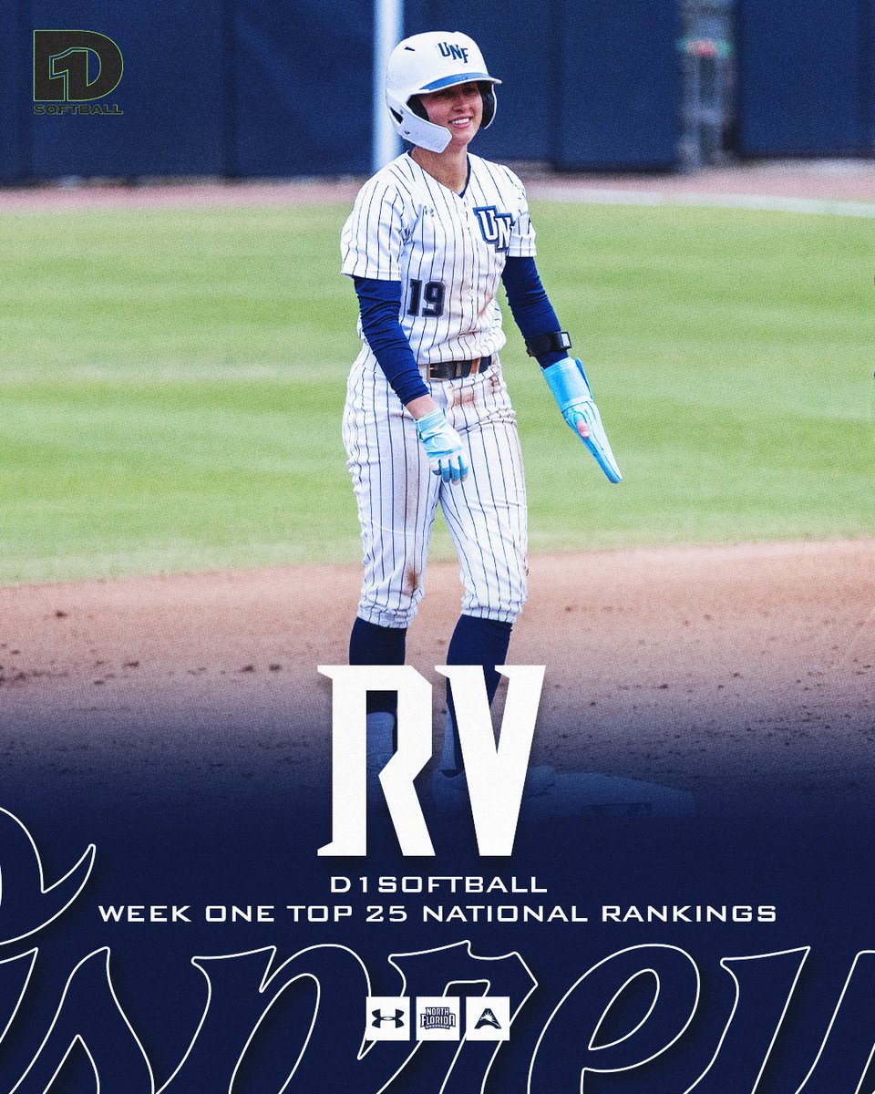 OspreySB's tweet image. Receiving votes in the Week 1 @D1Softball Top 25 national rankings‼️

#SWOOP