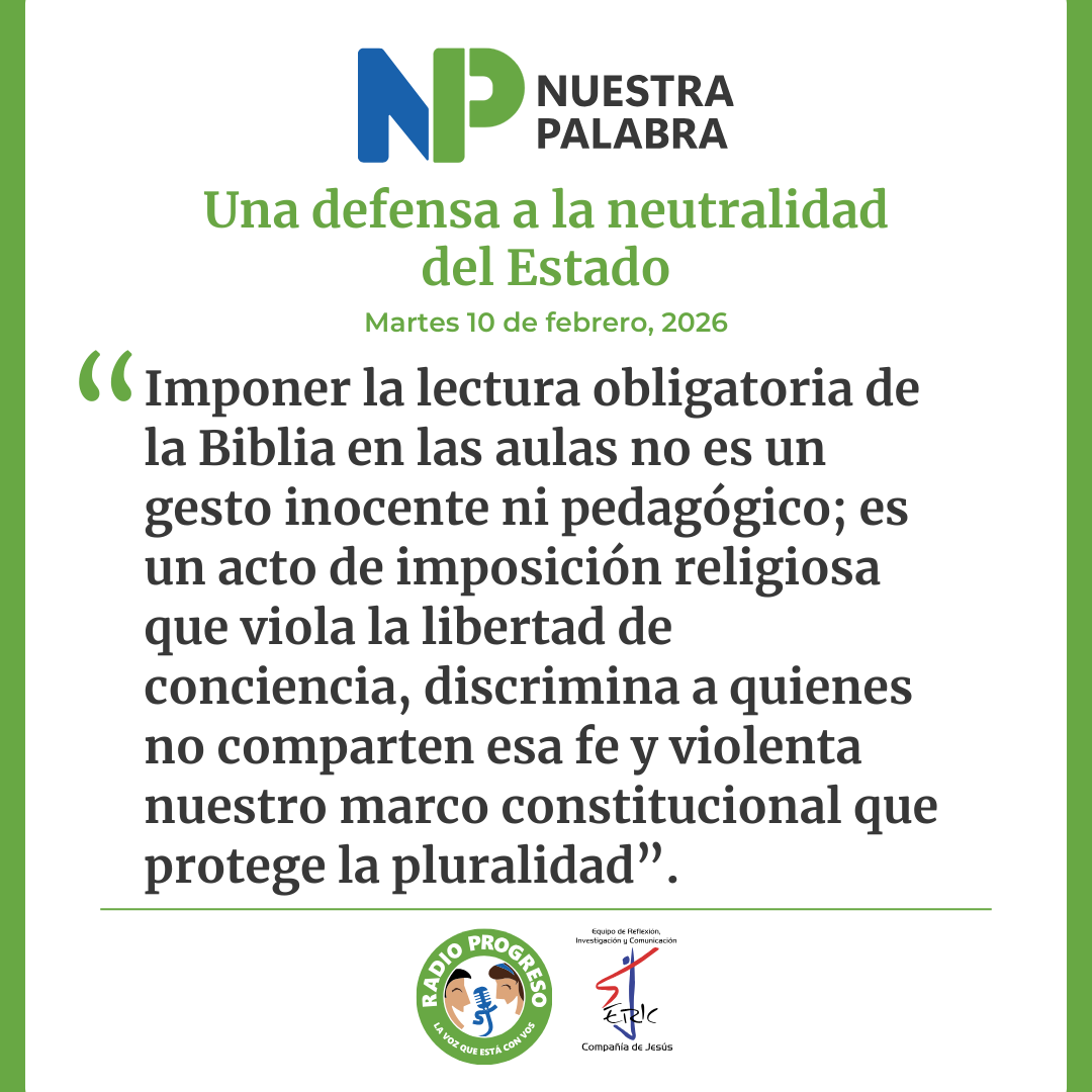 📌 #NuestraPalabra: Una defensa a la neutralidad del Estado.
👉 Lee y comparte nuestro más reciente editorial:
radioprogresohn.net/np/una-defensa…