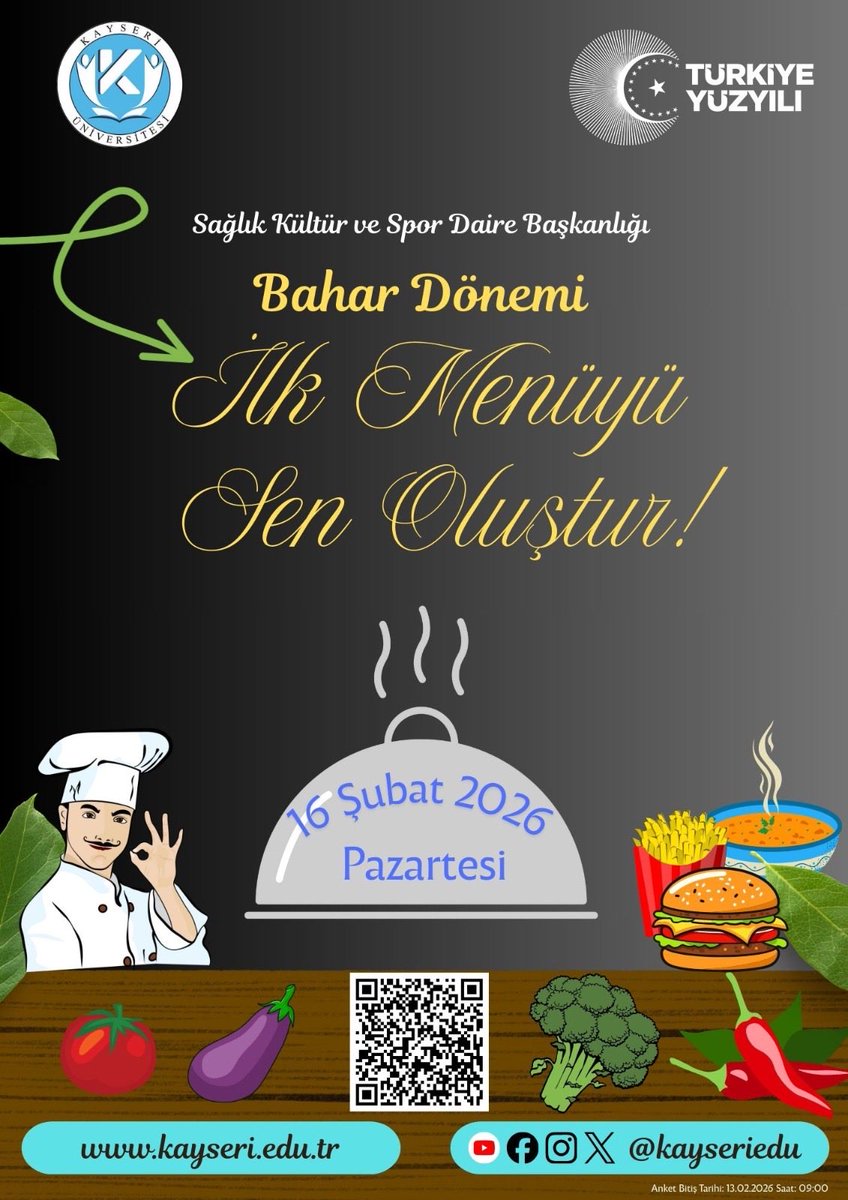 Bahar döneminin ilk yemek menüsünü sen oluştur 😊🍲🍝

docs.google.com/forms/d/e/1FAI…