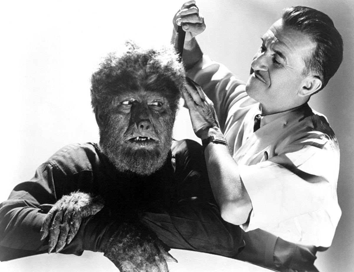WendyLovesJesus's tweet photo. Caption: "Hey, Lon, if Satan ever starts losing his hair, there will be hell TOUPEE! Aww, not funny? Don't worry, my jokes will GROW on you." 😂 #WerewolfPuns #LonChaney #JackPierce
(I share this every year, but I don't think it ever gets old, lol!) https://t.co/OtXl8lA881