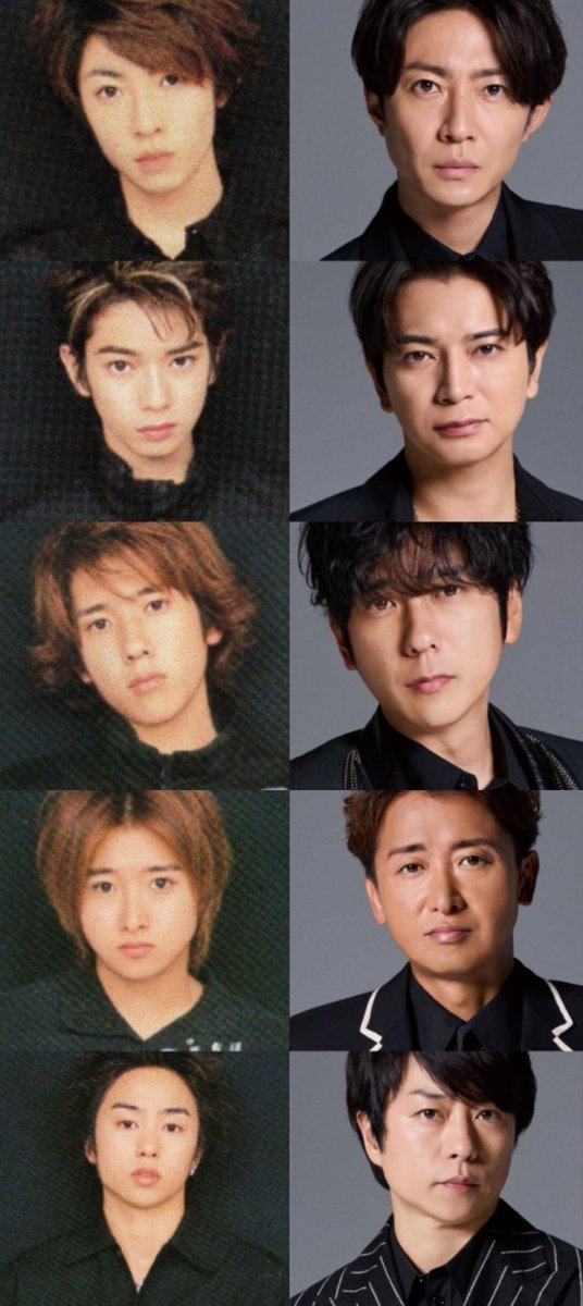 Arashi 26 years apart. 🍷✨ #嵐