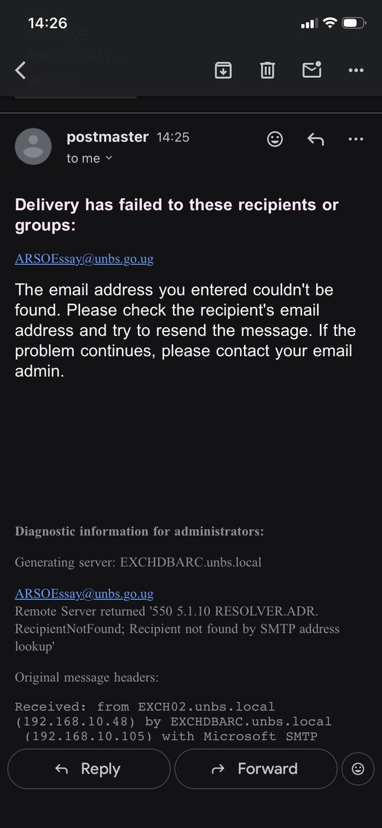 AndrewSendege's tweet photo. @UNBSug @mtic_uganda @GCICUganda @GCOFUG @UgandaMediaCent After submitting my Essay, it shows that the Email cant be found, @UNBSug 

Electify this please https://t.co/q0b0yn6ZRp