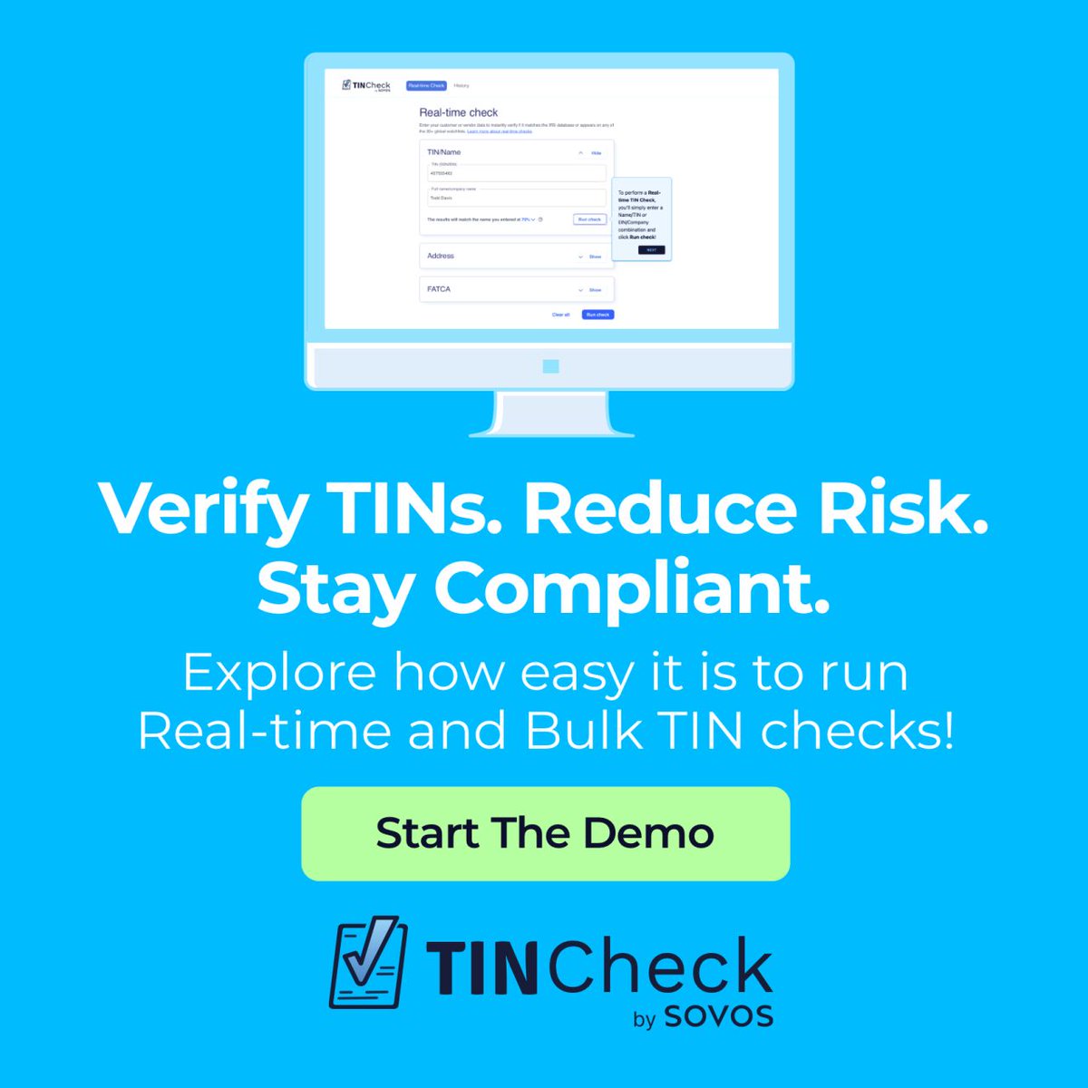 TINCheck by Sovos tweet media