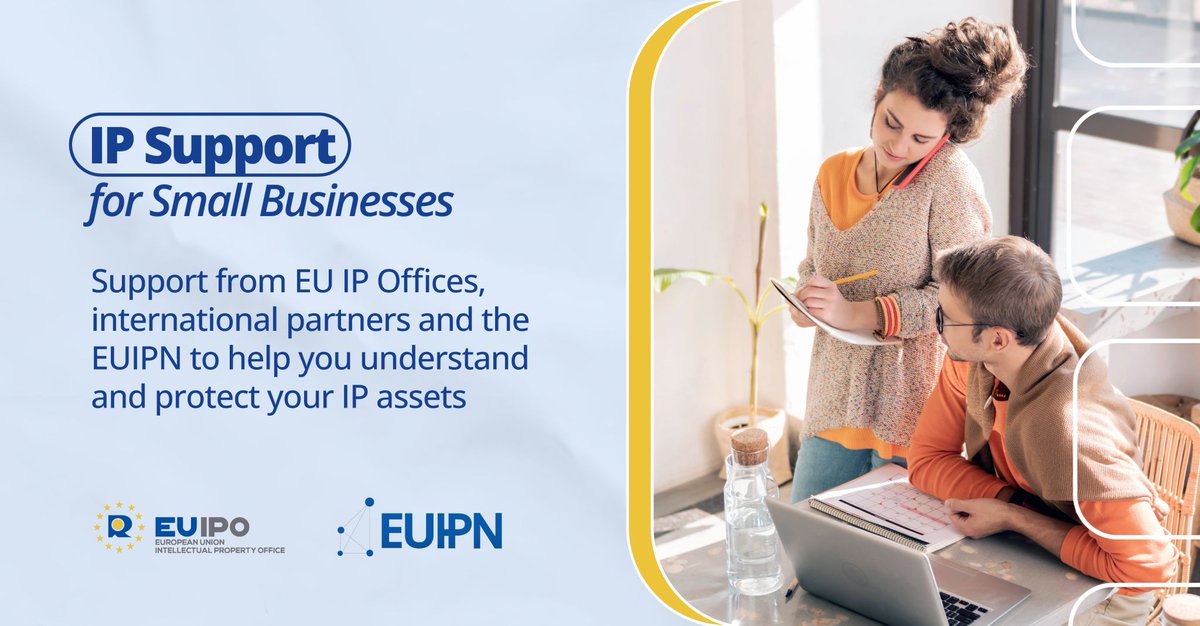 😃Το EUIPO παρουσιάζει ανανεωμένη, πολύγλωσση πλατφόρμα που συγκεντρώνει όλα όσα χρειάζονται οι ΜμΕ για να διαχειριστούν αποτελεσματικά τα Δικαιώματα Διανοητικής Ιδιοκτησίας τους ipsupportbusiness.eu/#IPSupport #SMEs #IntellectualProperty #InnovationSupport #SMEInnovation <a href="/EU_IPO/">European Union Intellectual Property Office</a>