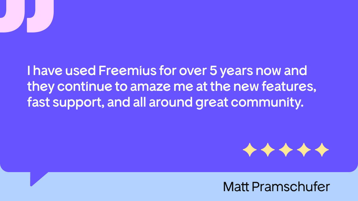 Five years in, the things that still matter:

⠂ Support that responds fast
⠂ Features that don’t stall
⠂ A community you can rely on