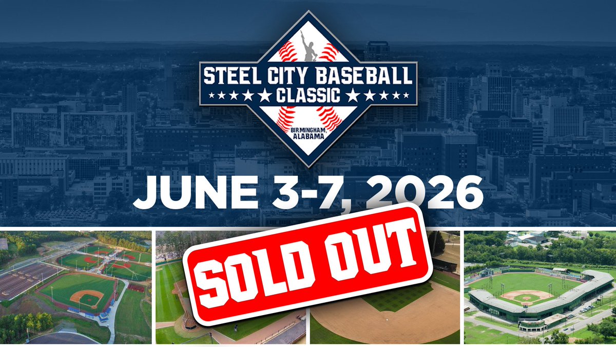 SteelCity_BB's tweet photo. ‼️SOLD OUT‼️

To be added to the waiting list, email steelcitybaseballinfo@gmail.com

Looking forward to hosting some great organizations this summer! https://t.co/qqYJD6PpkX