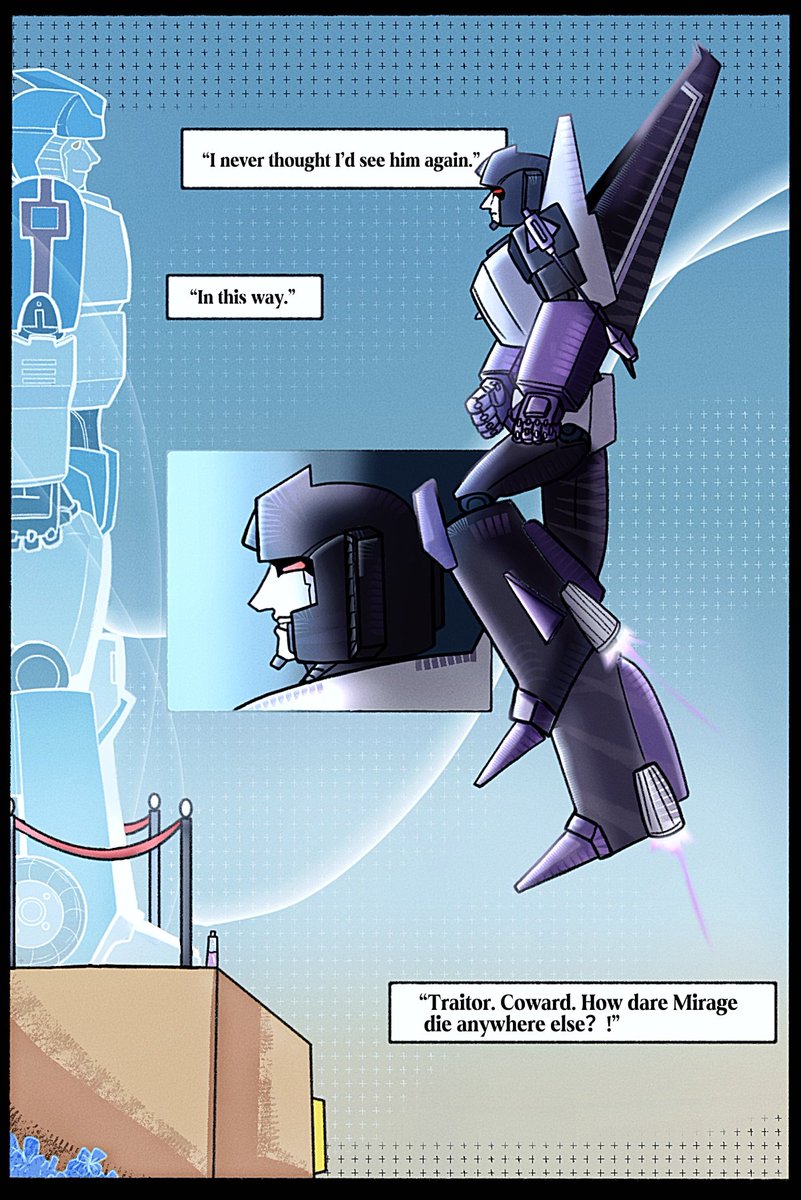 I’ve written the relevant background story for this image in the picture description. If you'd like, please click to read it❤️#spywarp #maccadam #Transformers