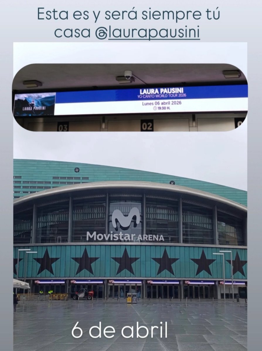 Madrid está lista ya para recibir a <a href="/LauraPausini/">Laura Pausini</a> que regresa a su casa. El 6 de abril. Te esperamos con MUCHAS ganas !!!!!!#laurapausini  eres la mejor.