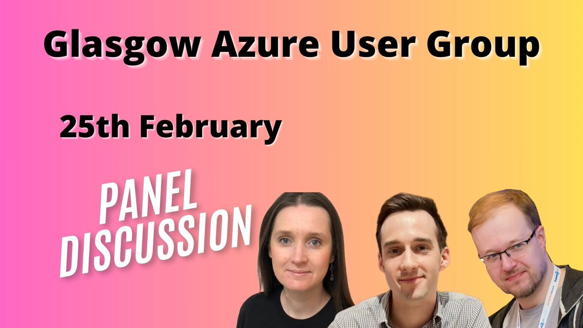 Glasgow Azure UG tweet media