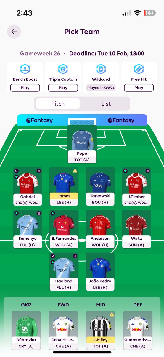 custqm's tweet photo. @fpl_tactician Help 😭 https://t.co/3hlFMwIogw