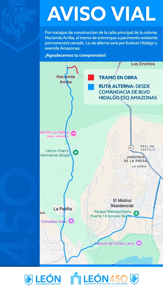 Dirección General de Obra Pública León tweet media