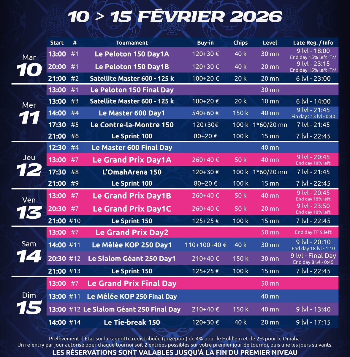 Janusport's tweet photo. À partir de vendredi @MargauxPonnelle et @TamerlanXIV participent au Grand Prix, un tournoi de poker à 300€ organisé par @ParionsSport_EL à Lyon💰 

Gagne 10% de leurs gains en pronostiquant lequel va le plus loin 🎯

♻️RT + follow @TamerlanXIV et @MargauxPonnelle pour jouer ❤️ https://t.co/WhLMgynUym
