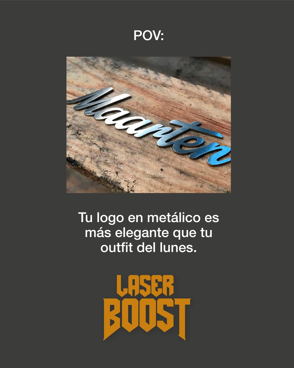 LaserBoost - Corte Láser en Metal tweet media