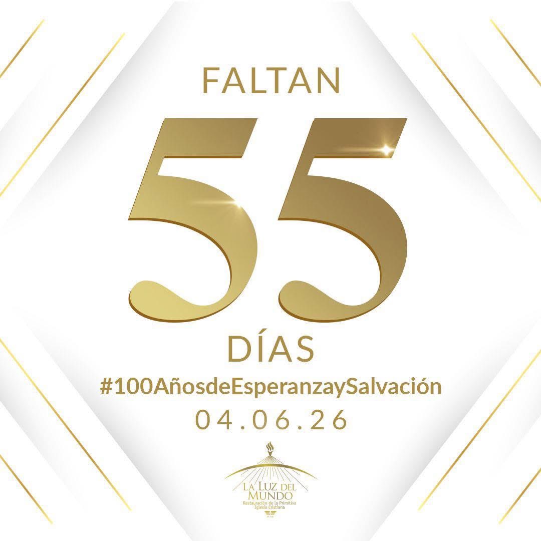 iglesialldm's tweet photo. Faltan 55 días para el Centenario de la Restauración de la Primitiva Iglesia Cristiana.

#100AñosdeEsperanzaySalvación #LLDM  #CentenarioLLDM https://t.co/s6P5SGeJln