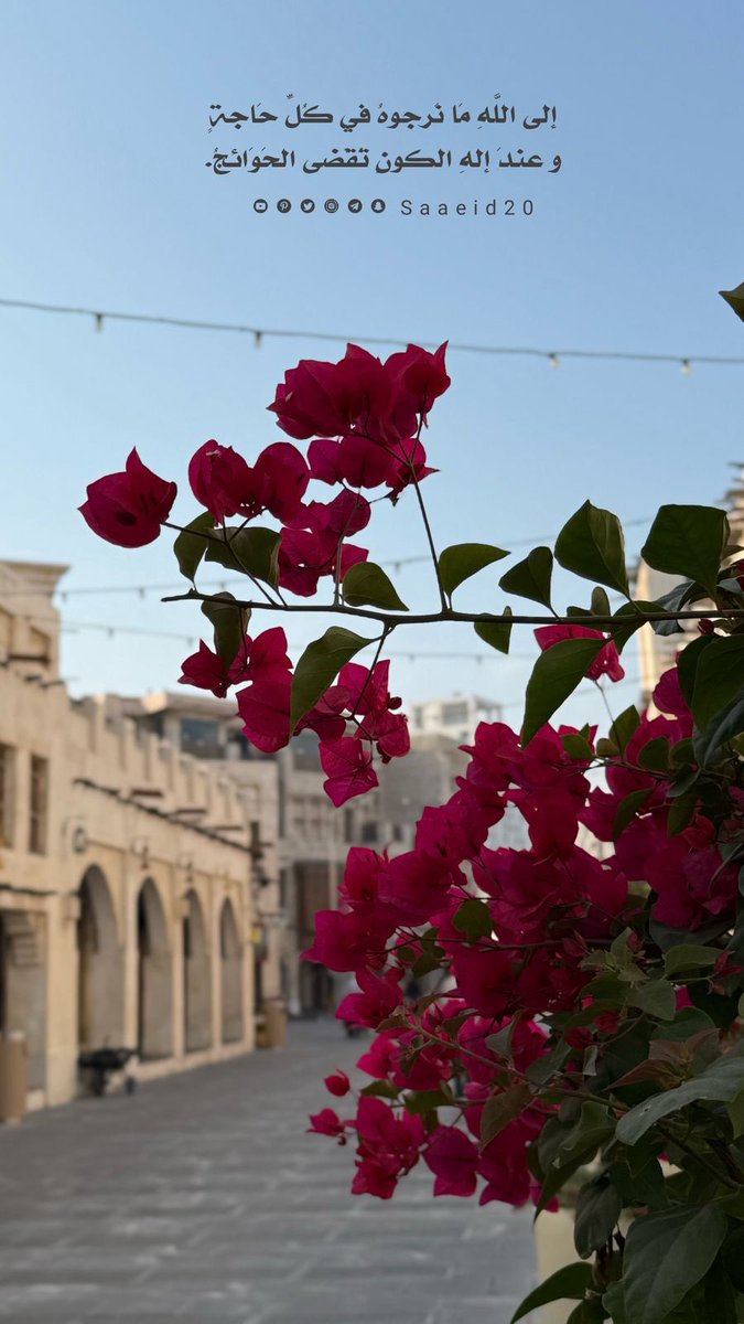 إلى اللَّهِ مَا نَرجوهُ في كُلِّ حَاجةٍ 
و عندَ إلهِ الكونِ تُقْضى الحَوَائجُ.

#رمضان #والد_التواقه_رحمه_الله