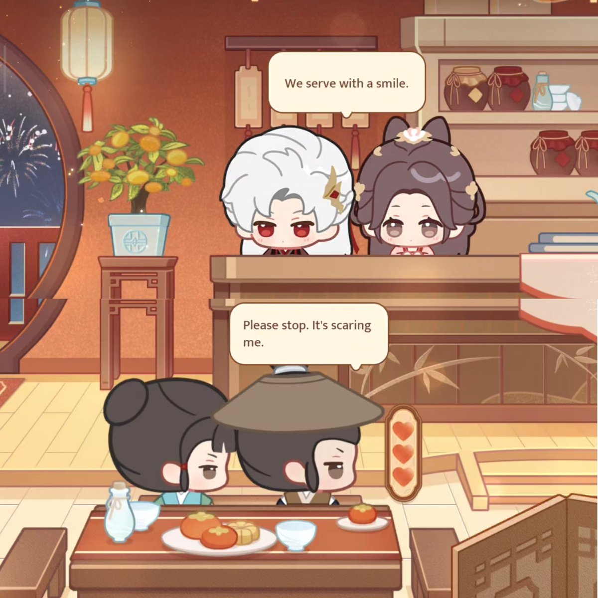 HELP?? 😭😭 Sylusmc's smile scareded their customers LMAFO