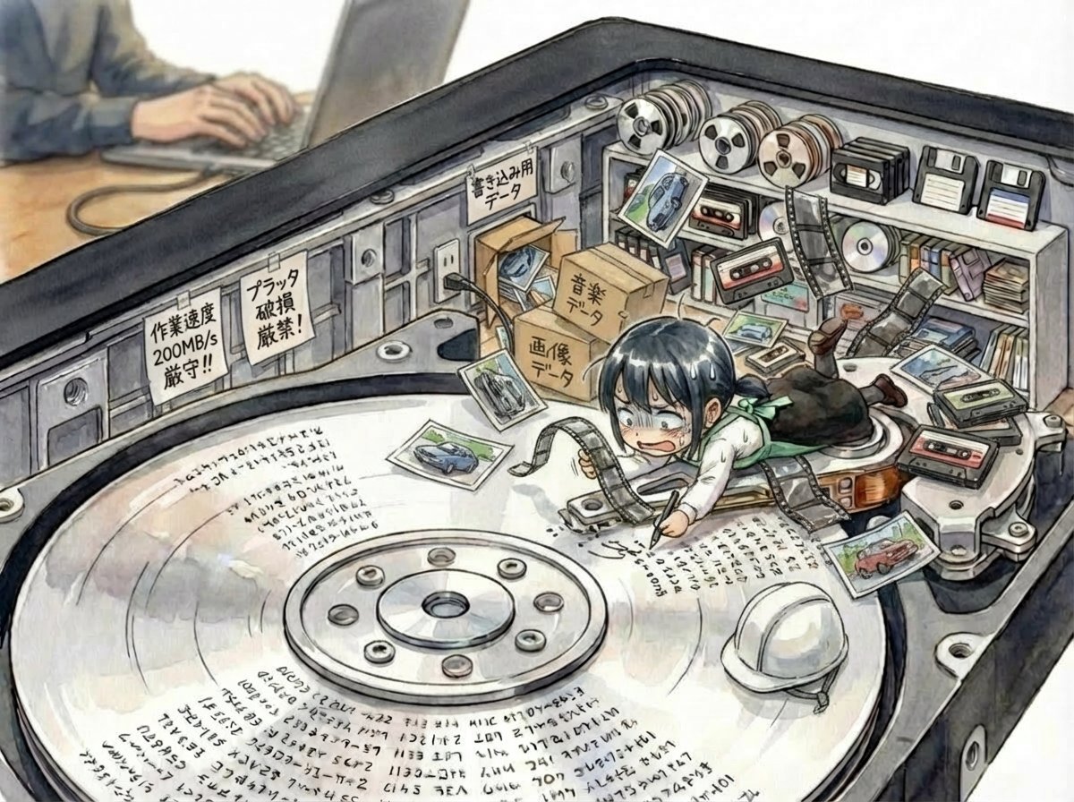 hiyodorixxxx's tweet image. 外付けHDDの中の人
