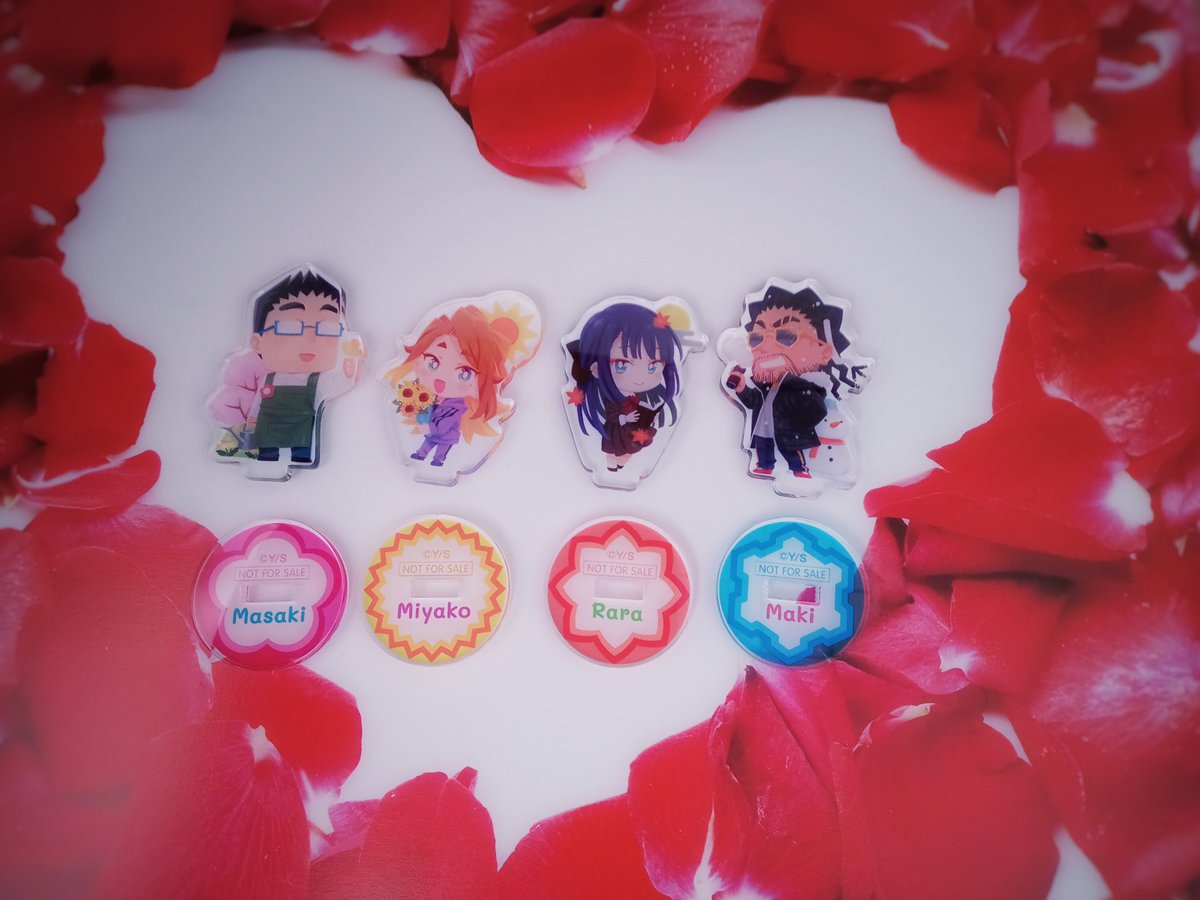 改めて出して撮影し直したのがこちら。春夏秋冬になってる(⁠◕⁠ᴗ⁠◕⁠✿⁠)