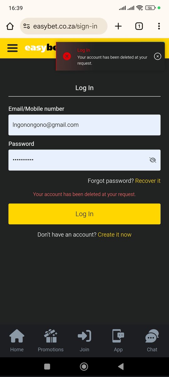 ngonox2's tweet photo. @Easybet_SA Can you explain to me Because i dont remember making this request https://t.co/7howpvlLVt
