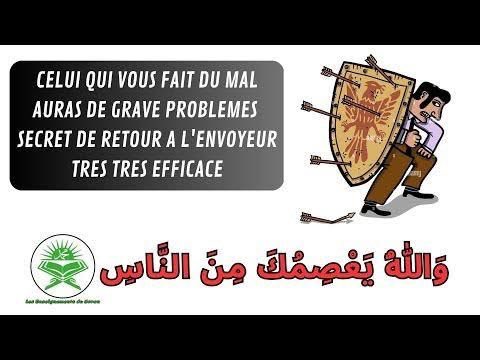 RETOUR À L'ENVOYEUR 
Les sorts venant des djins ou humains ne peut pas t'atteindre. Réciter ce verset 744 fois chaque jours(372×2=744) 174÷4=186, 186= da-fioû
والله يعصمك من الناس.
J'ai besoin de 500 partage. Tu es fière d'être musulman Partage-le