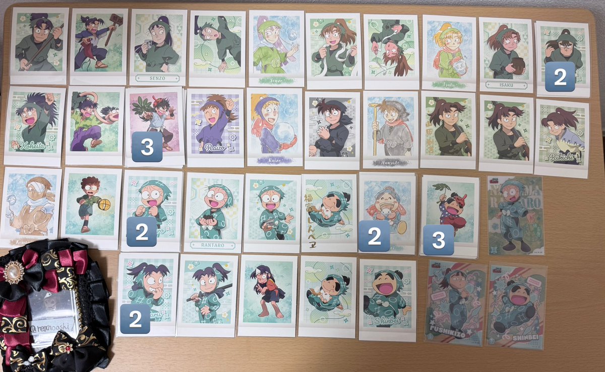 reanooshi's tweet photo. 忍たま 交換
譲 画像1~5
求 同異種鉢屋or画像6>>希望額
2月13日（金）池袋or新宿手渡し>>郵送
↑
17時以降～
アニカフェ18時10分～参戦予定なためその時間は交換できません。
条件は画像7を見てください
お気軽にお声掛けください https://t.co/z2rfin46xj