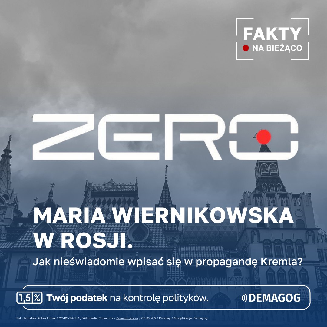 🤔 Gdzie kończy się reporterska ciekawość, a zaczyna odpowiedzialność za przekaz?

Materiał Marii Wiernikowskiej na <a href="/OficjalneZero/">OficjalneZero</a>  z podróży do Rosji wywołał falę komentarzy i wątpliwości – nie tylko dotyczących bezpieczeństwa, ale też powielania narracji zgodnych z rosyjską