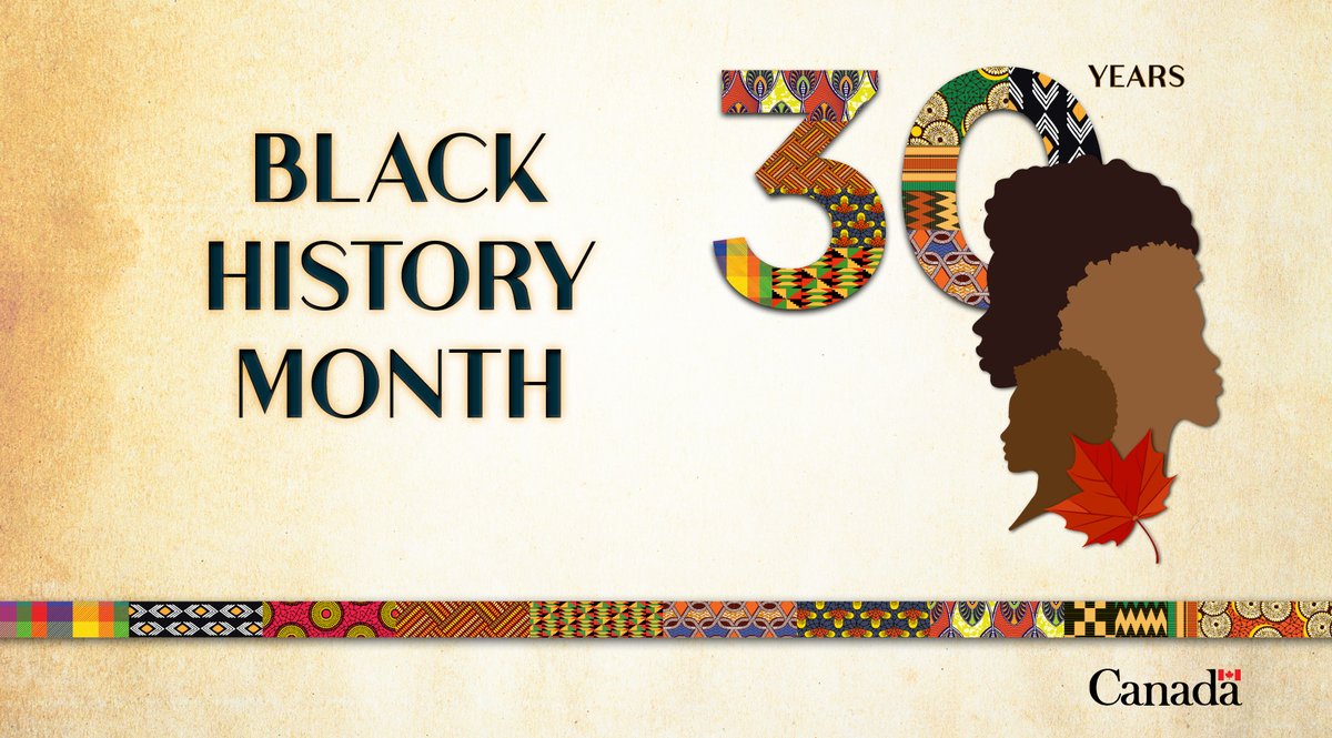 This February, we give thanks for three decades of Black History Month in Canada, and we celebrate this year's theme: "Honouring Black Brilliance Across Generations — From Nation Builders to Tomorrow’s Visionaries"

canada.ca/en/canadian-he…