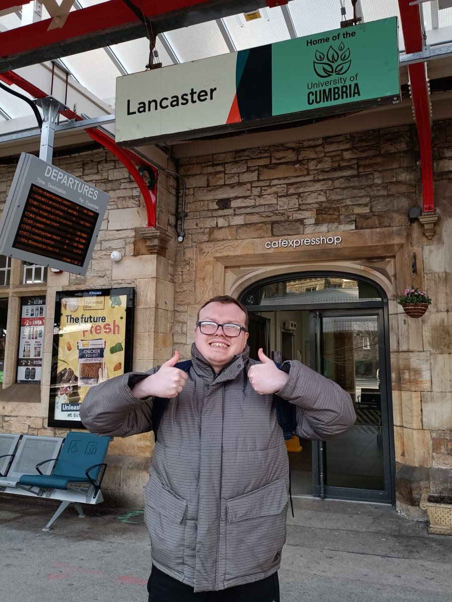 WeAreMioCare's tweet image. Trains, trams, history tours and castles...a top day out in Lancaster for Callum, who just loves discovering new places!

🚆🚶🥤

#SupportedLiving
