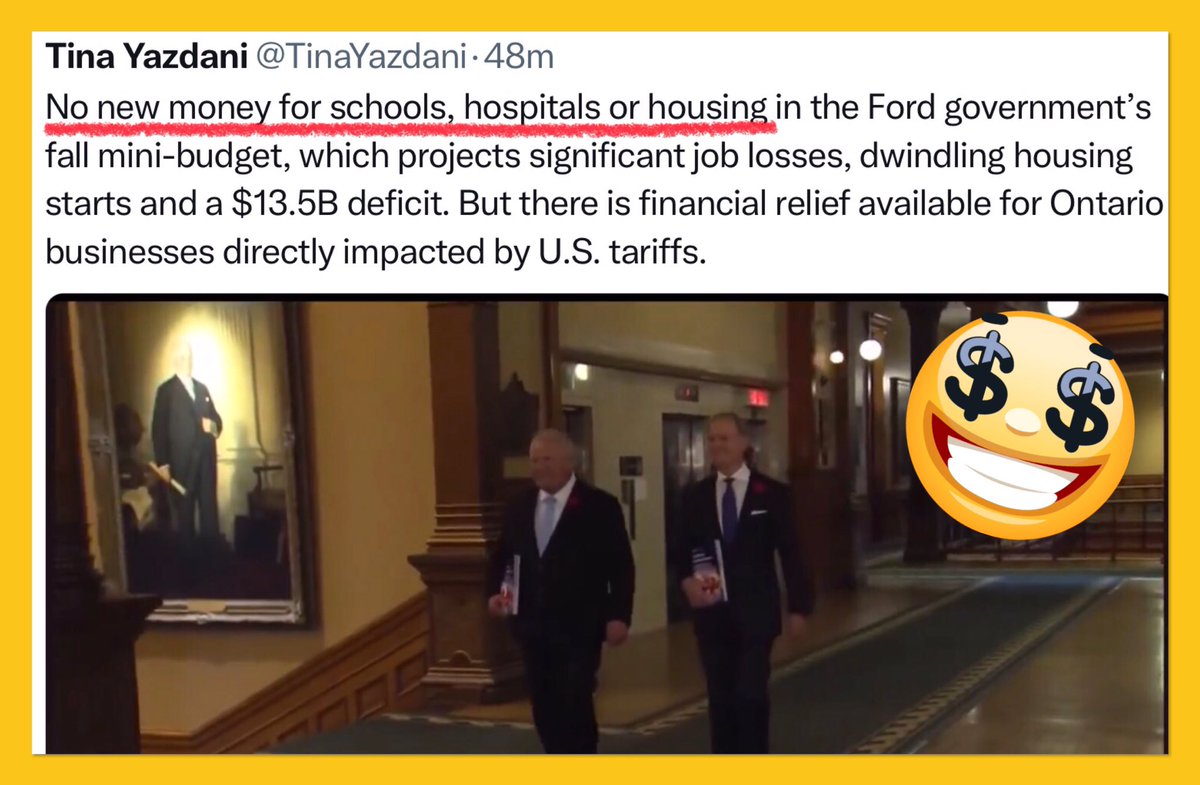 portagebaygirl1's tweet image. Reminder: in Ford’s last budget, there was NO money for health, education or housing.  Meanwhile he spent millions of tax dollars on a Super Bowl TV ad making himself look good. He’s spent more on advertising than any other govt. in Ontario’s history.😳