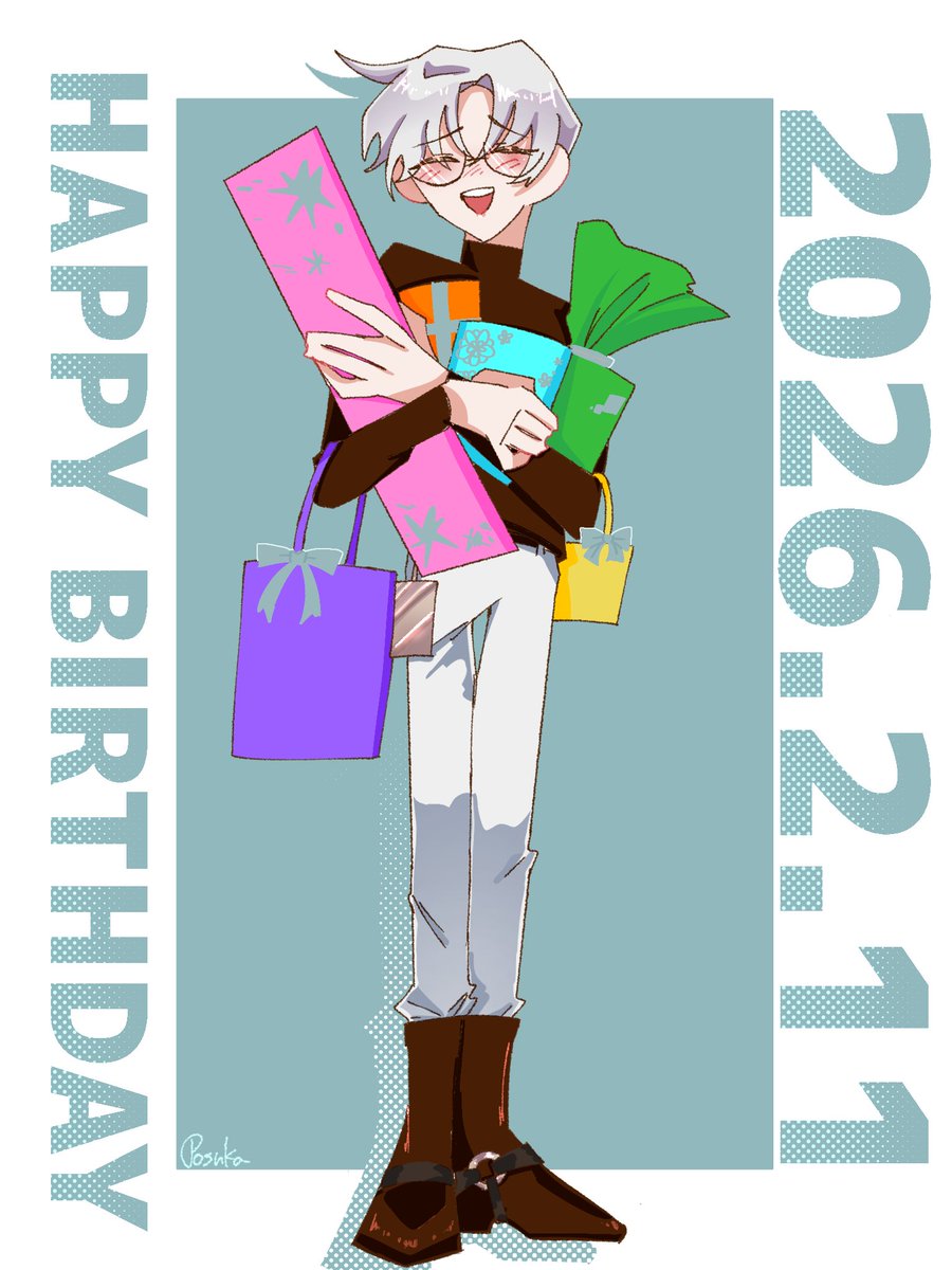 おめでとう！！🩶🩶
#草薙理解誕生祭2026
#草薙理解生誕祭2026