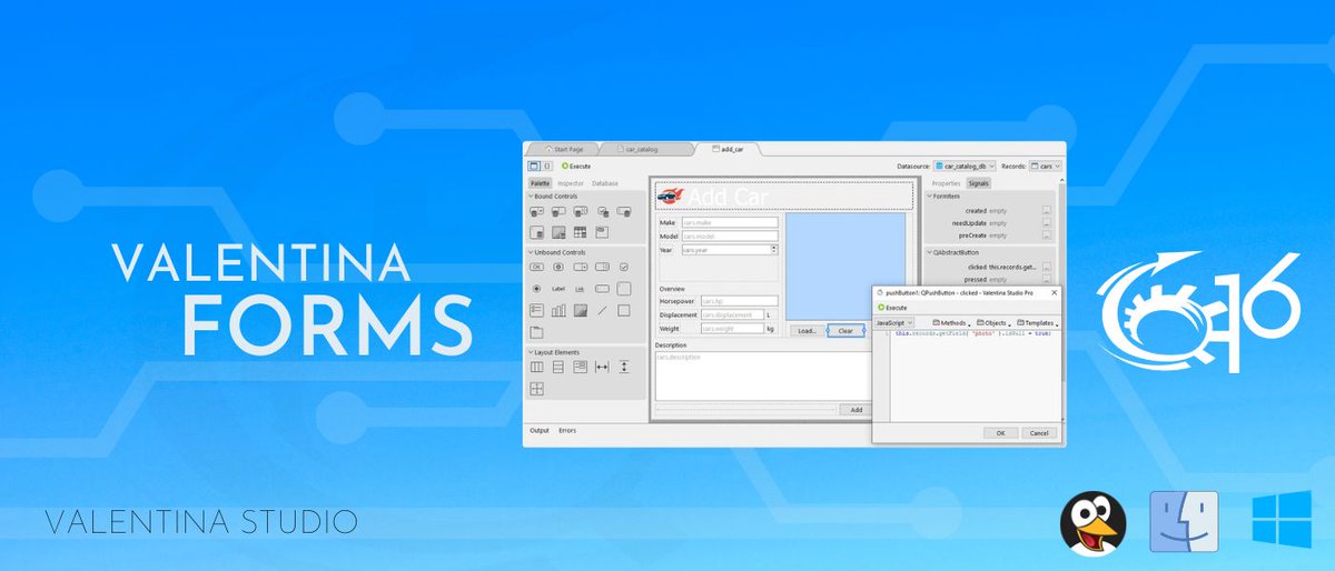omegabundle's tweet photo. You can assign custom handlers to signals in Valentina Forms and Valentina Reports. Let's take a look at how this compares with the built-in behaviors of widgets. #AppDevelopment #DataSolutions https://t.co/0yk6AyCDqv https://t.co/cPGGprIQRh