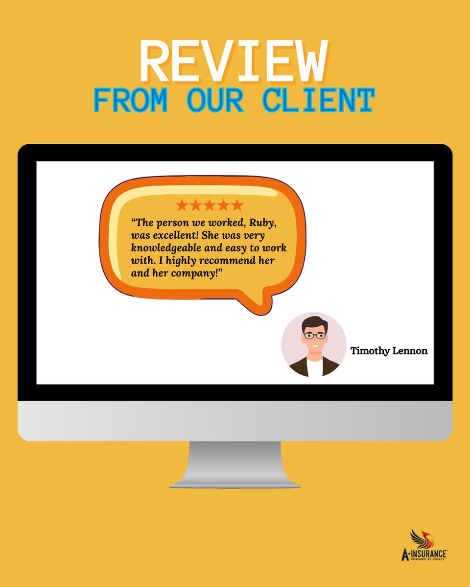 BestAutoRate's tweet image. Our clients describe Ruby as excellent, knowledgeable, and easy to work with—and we couldn’t agree more!
Want the same smooth insurance experience? Call/text 1-888-445-2793 or visit learnandserve.org
#APlusInsurance #5StarExperience #AutoInsurance #HomeInsurance