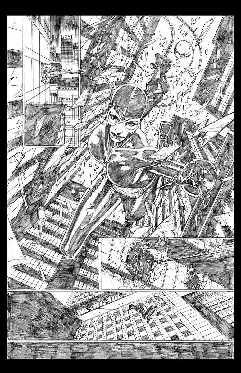 patolliffe65's tweet image. Catwoman!! A favorite page from my time penciling the book.